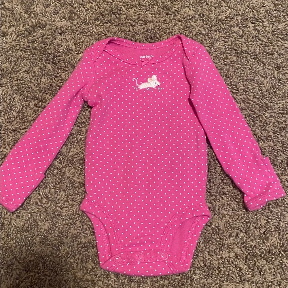 Baby Girl Long Sleeve Onesie Bundle Newborn 5 Pieces
